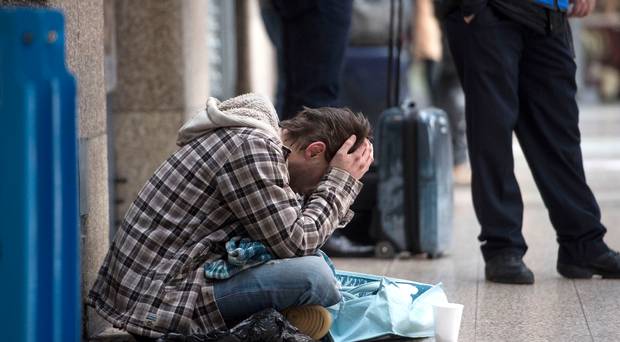 Nearly 10,000 people presented as homeless. (Victoria Jones/PA)